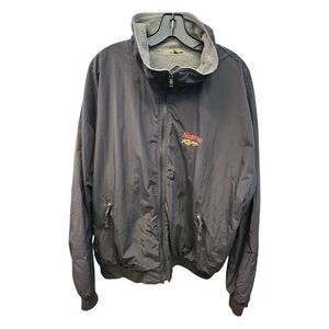 Snap-On Racing Black Lined Windbreaker Jacket Men's 3XL